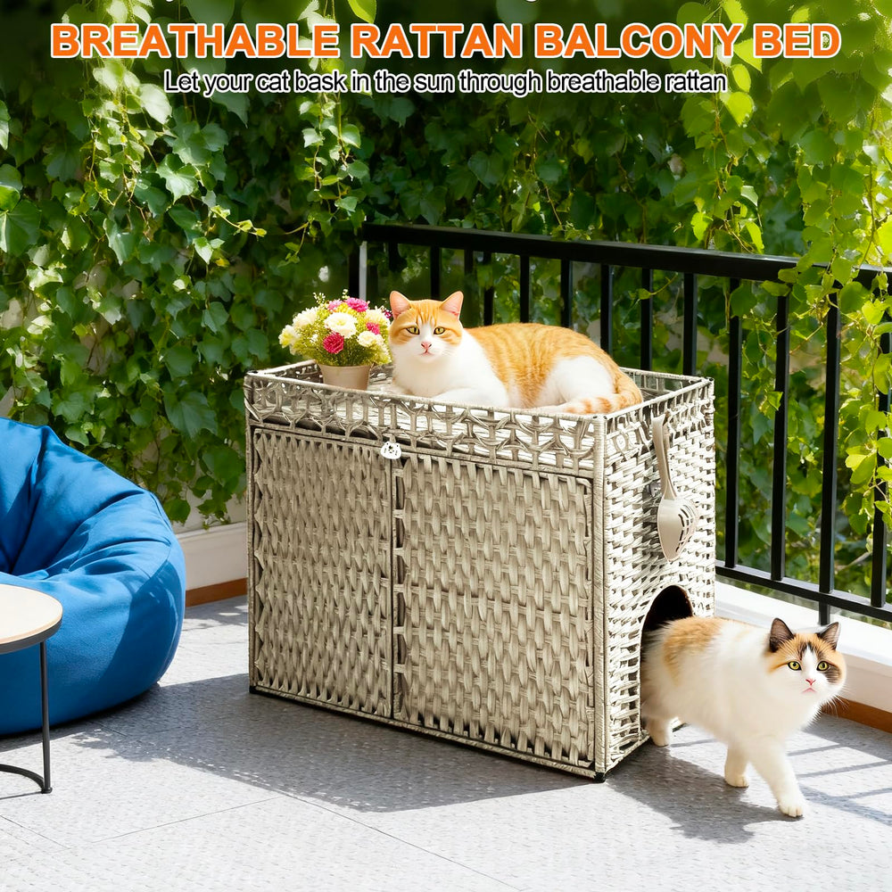 Homegroove porte-chat tete rotation camel, ouverture intuitive pour le chat.