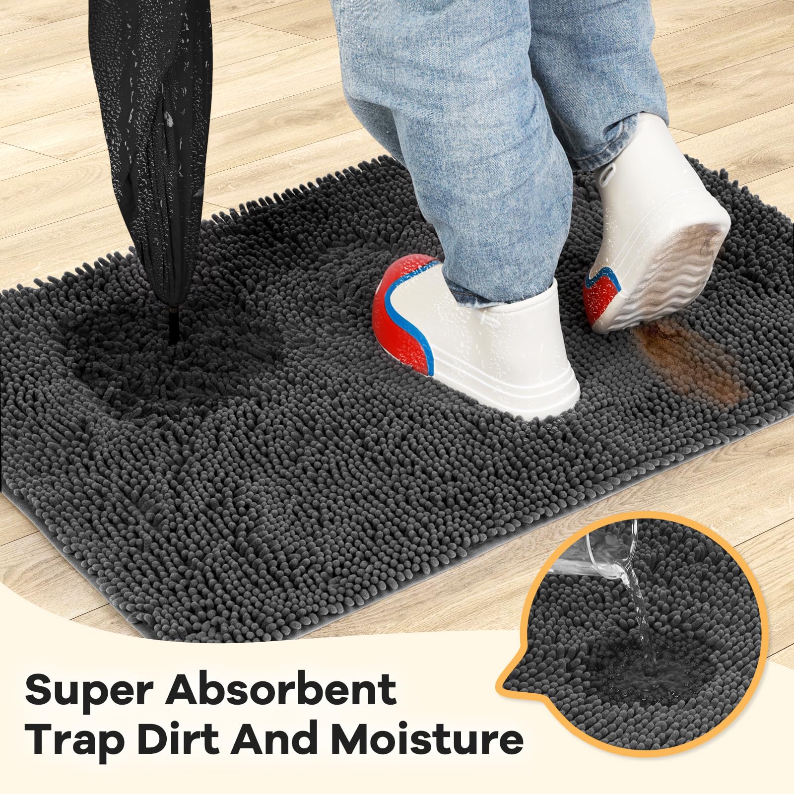Tapis HOMEK chenille douce offrant confort pour chien