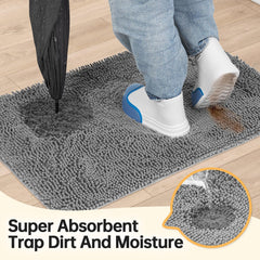 Tapis HOMEK douce-chenille offre une surface moelleuse pour votre chien.