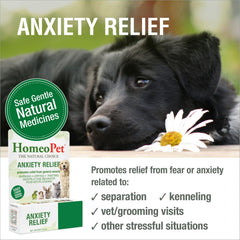 HomeoPet Anxiety Relief - versement dans l'eau pour une administration discrète.