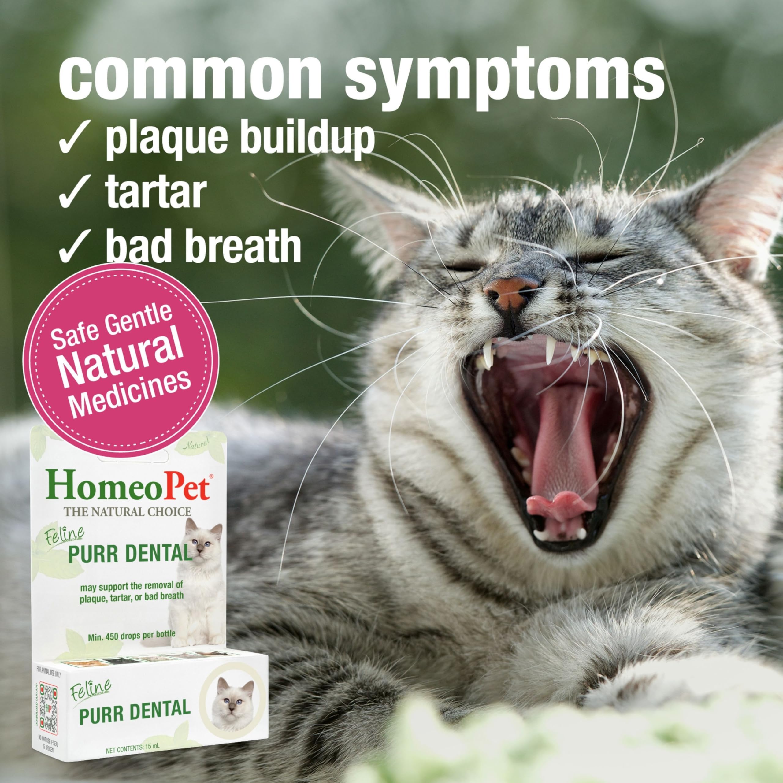 Doseur inclus pour un dosage précis du produit pour chat.