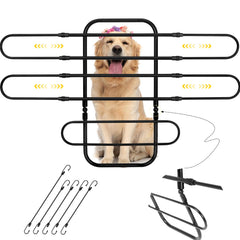 Barrière HOMEPEDIA pour chien, adaptable 42-62 pouces, véhicule sûr et confortable.