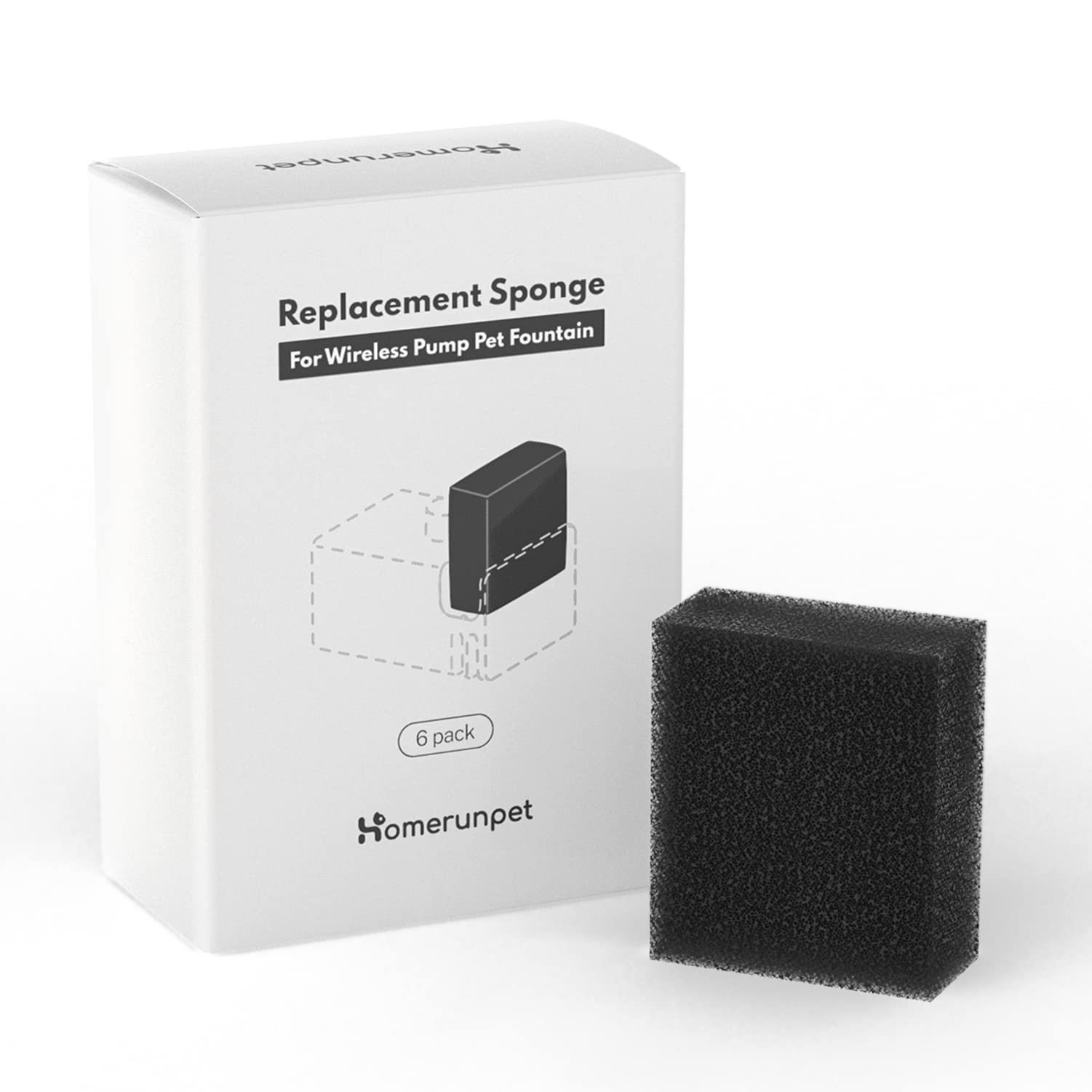 Filtre HomerunPet pour pompe fontaine: eau plus propre pour votre animal.