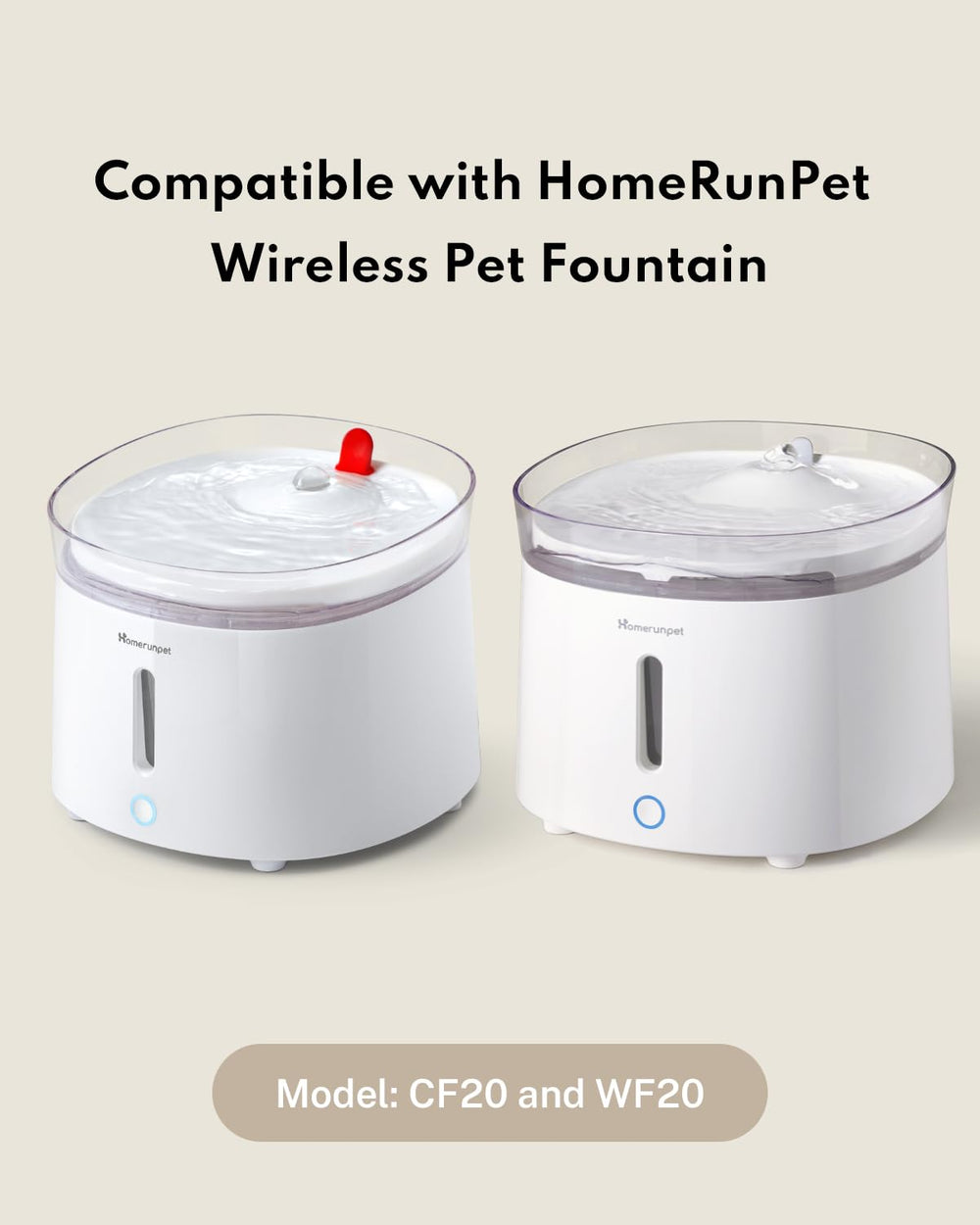 HomerunPet protège l’eau de la fontaine, limitant les particules et résidus.
