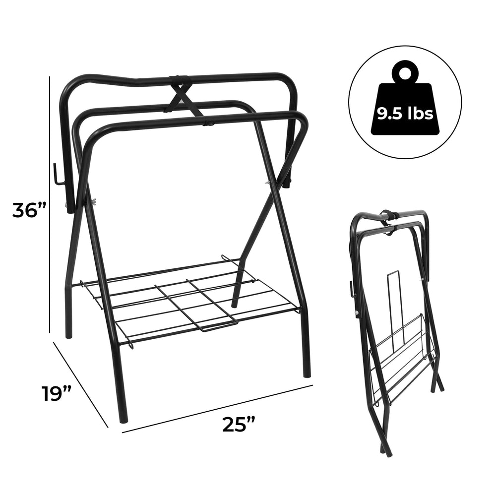 HOMESTEAD support-selles-3-positions, accueille jusqu'à trois selles.