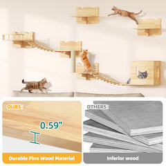 Homiflex barre-griffage sisal - griffoir intégré pour les pattes des chats.