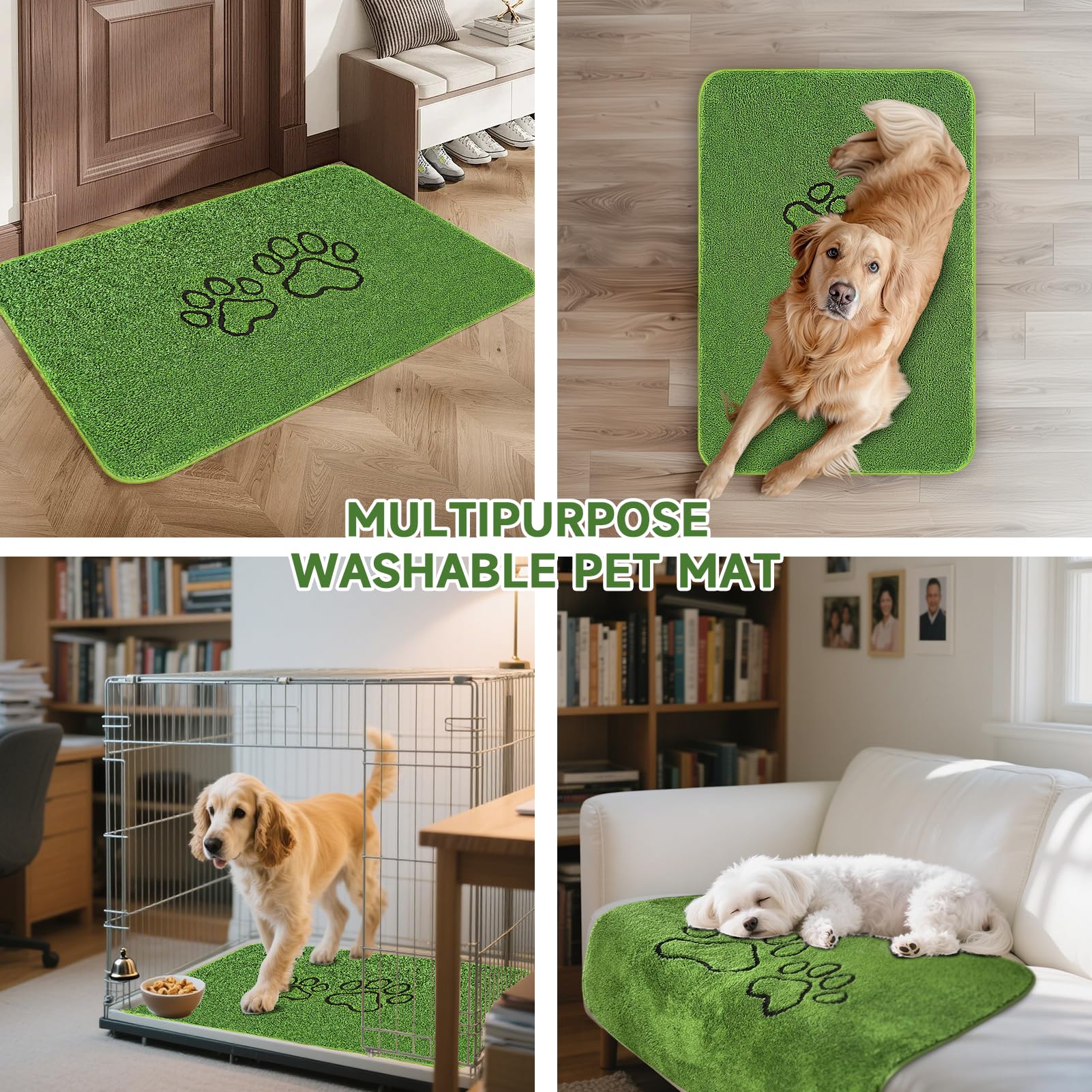 Homimp grand-format 18x24 pour chien, grande surface idéale pour tout espace.