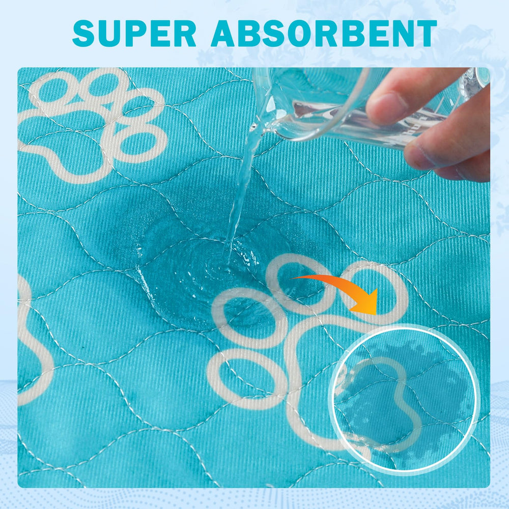 Homimp tapis lavable pour chien avec imprimé patte, pratique et durable.