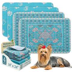 Homimp Tapis-pipi chien lavable 18x24, absorbant et anti-fuite pour sols propres.