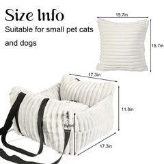 HOMLOVE Ceinture de sécurité: maintien sécurisé pour les petits chiens jusqu’à 30 lb.