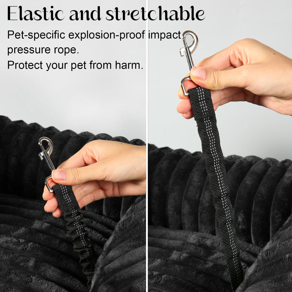 HOMLOVE ceinture de sécurité assure que votre chien reste sécurisé pendant le trajet.