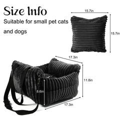 HOMLOVE lit voyage chien détachable et lavable pour un nettoyage facile après la balade.
