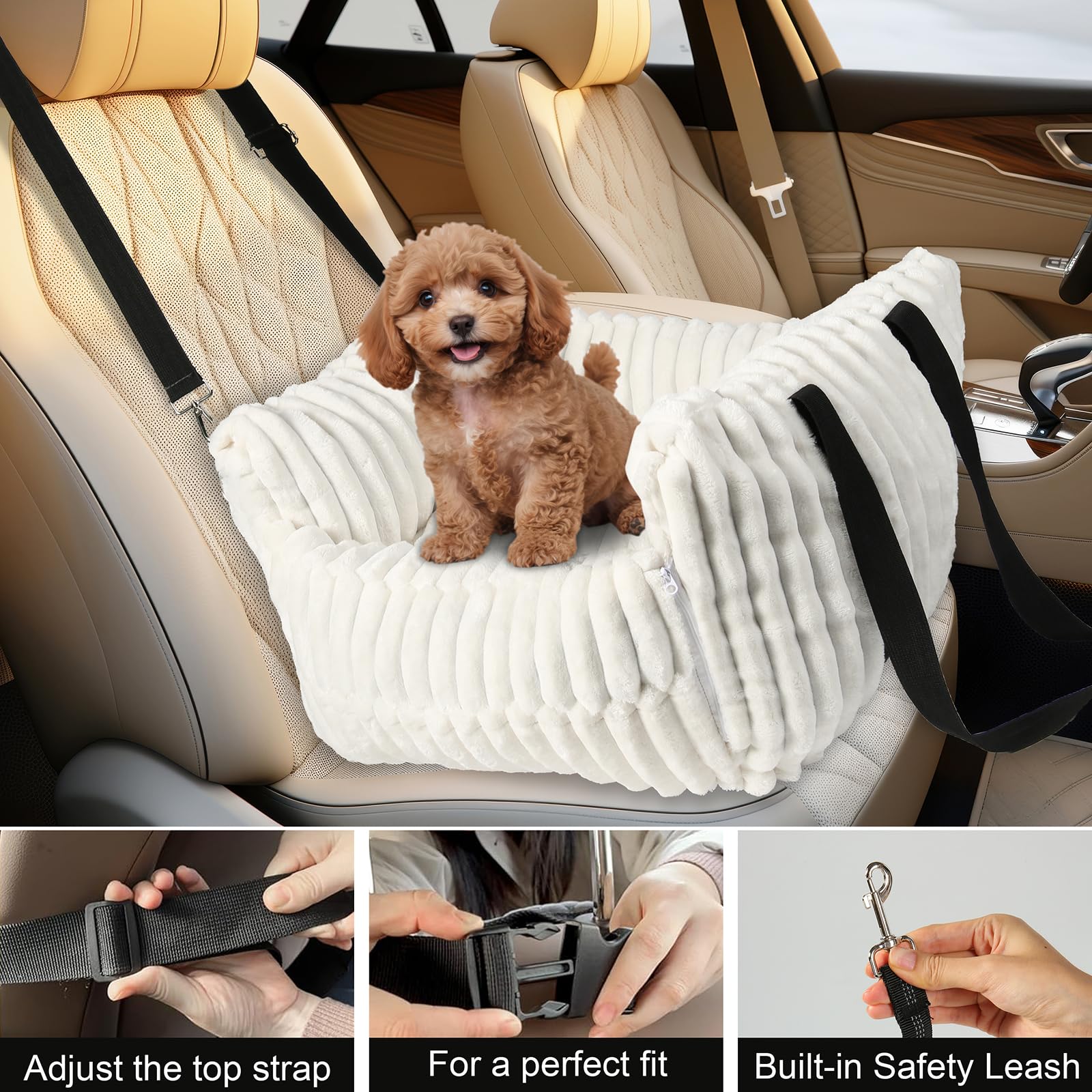 HOMLOVE Poches de rangement intégrées: accès rapide aux essentiels pendant les déplacements.
