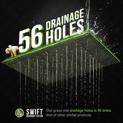 Hompet 56 trous de drainage pour évacuation et odeurs maîtrisées