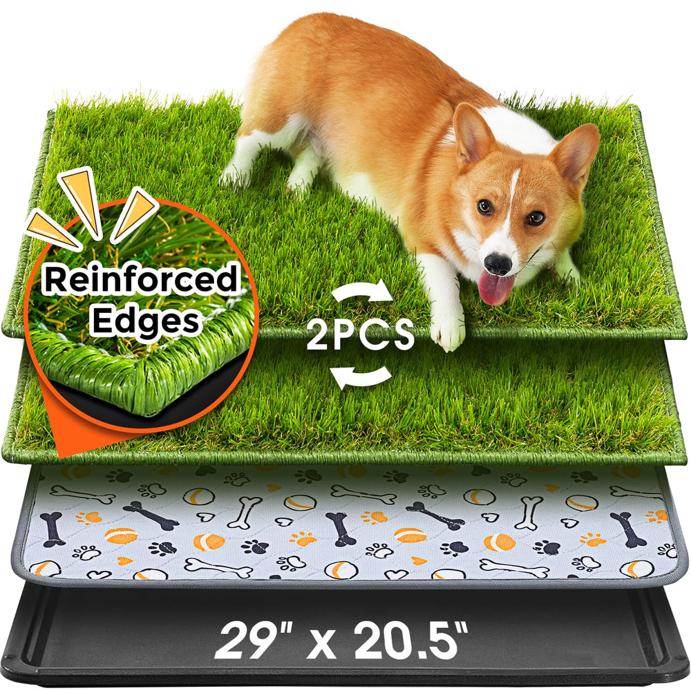 Hompet-tapis-herbe-artificielle-chien-grand, sensation réaliste idéale pour l'entraînement.