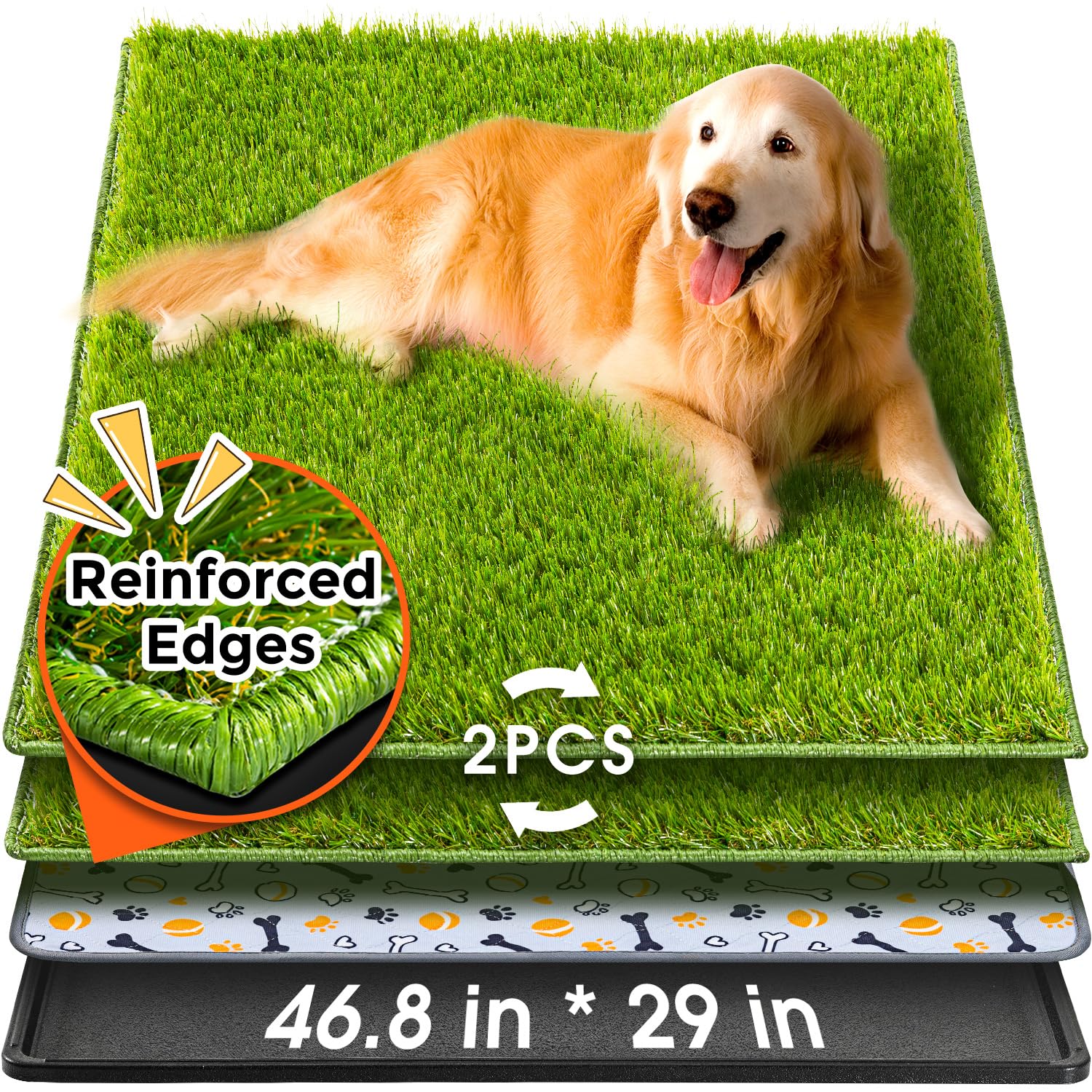 Hompet Tapis herbe artificielle grand – sensation réaliste pour l’entraînement.