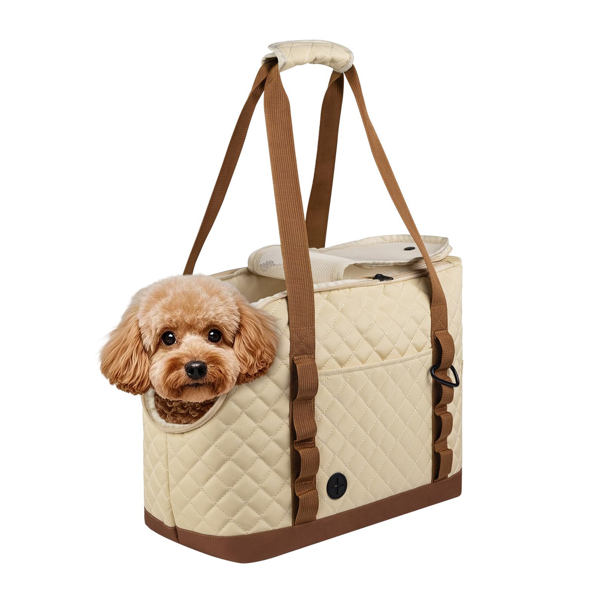 Homsunyi sac chien petit avec poches, transport pratique lors des sorties