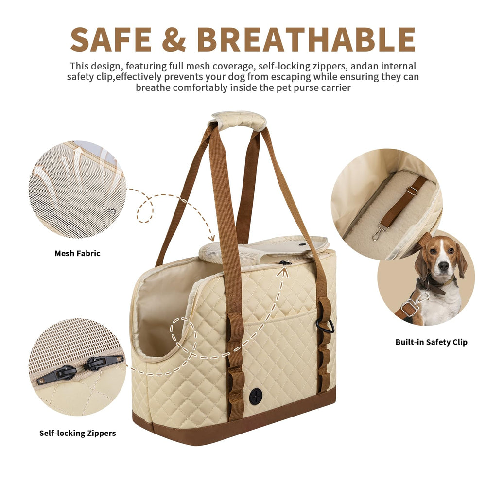 Homsunyi sac chien petit bretelles rembourrées pour port confortable