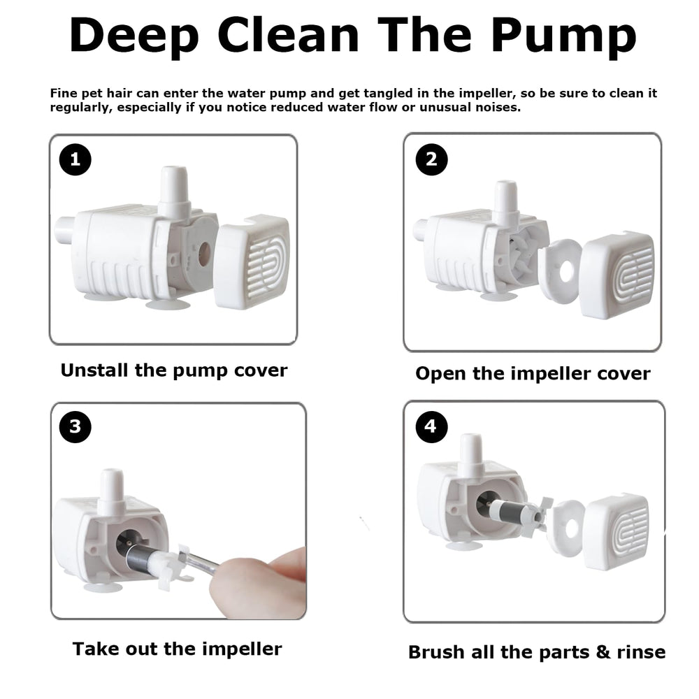 Filtration triple Homtyler, pour une eau claire et fraîche.