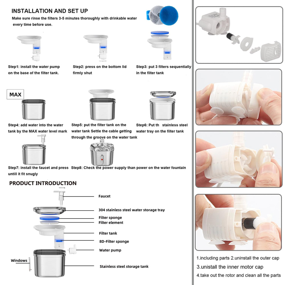 Système de filtration triple pour une eau plus propre