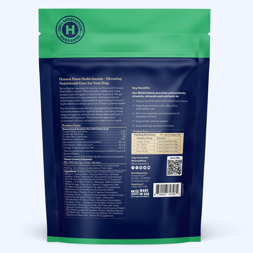 Honest Paws soutien articulations pour chien boeuf, mouvements plus libres.
