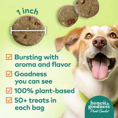 Chien heureux dégustant des friandises Honest to Goodness