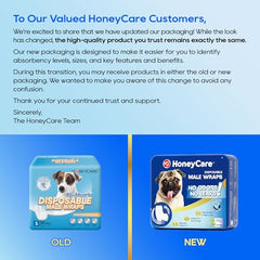 HONEY CARE All-Absorb Wrap – fermetures réglables pour un ajustement sûr.