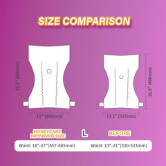 Honey Care All-Absorb: noyau super absorbant pour éviter les fuites et rester sec.