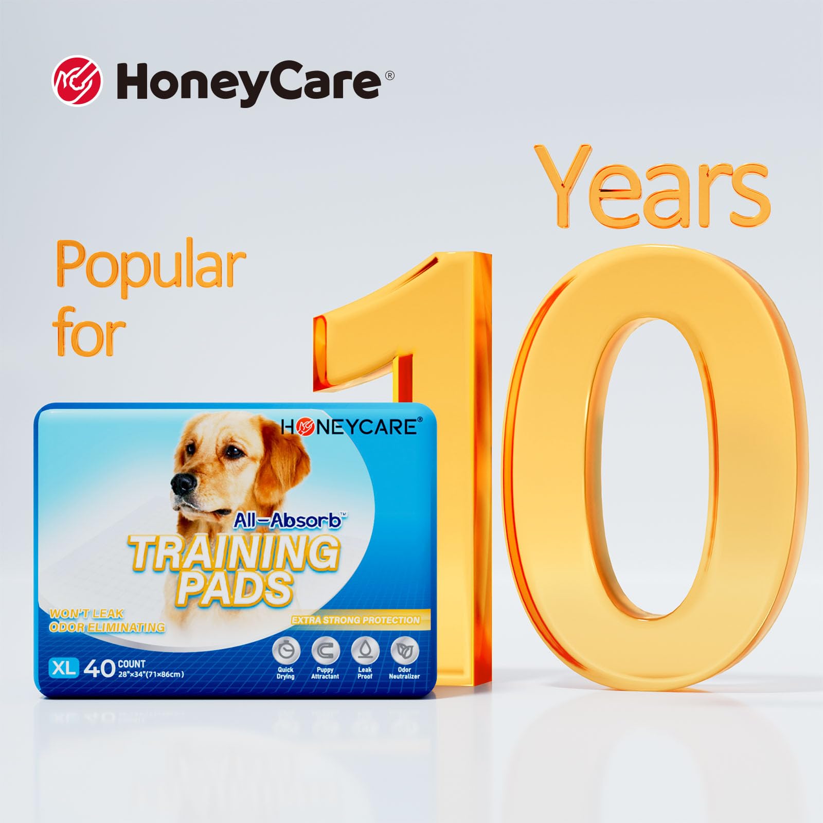 Honey Care tapis anti odeurs bleu réduit les odeurs après accidents.