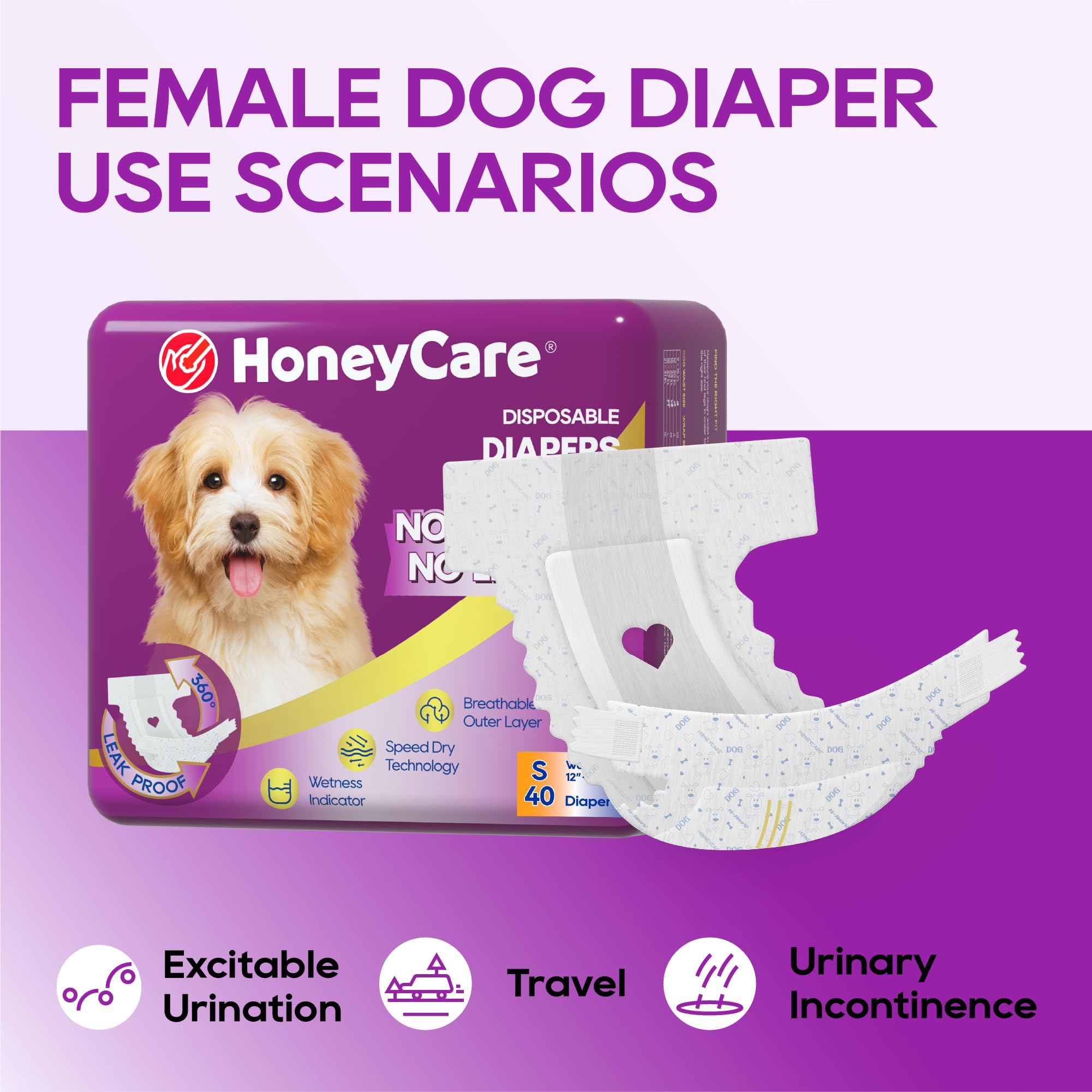 Honey Care couches pour chien - pose rapide et facile, sans stress.