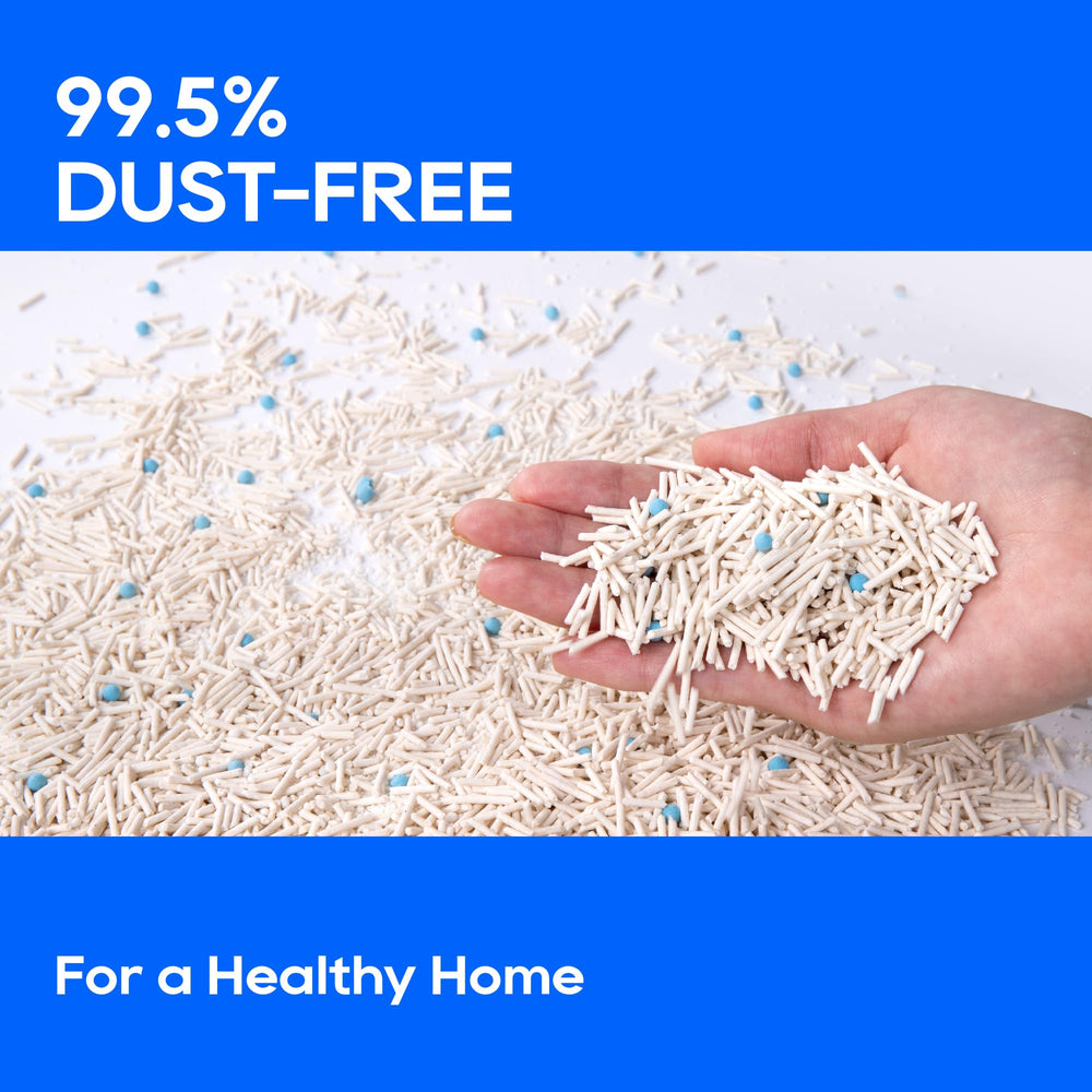HoneyCare Tofu Cassava Litter naturel sans additifs pour usage sûr.