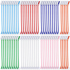 Brosse dentaire Honeydak pour chien à double tête, accès facilité et soin des zones difficiles.