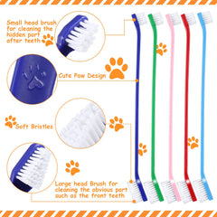 Lot Honeydak de 70 brosses colorées, solution économique pour l’hygiène dentaire animale.