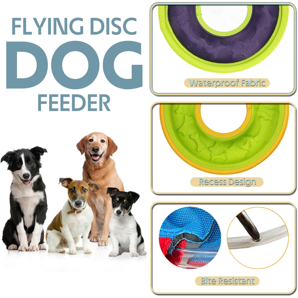 HONGEZEY disque volant avec grooves pour alimentation et jeu