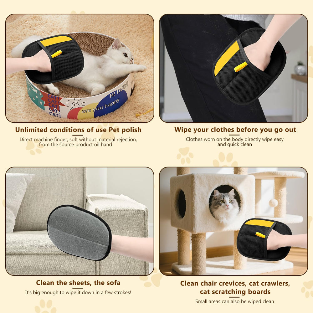Gants Hongyunda épilation douce, brossage confortable pour votre animal.