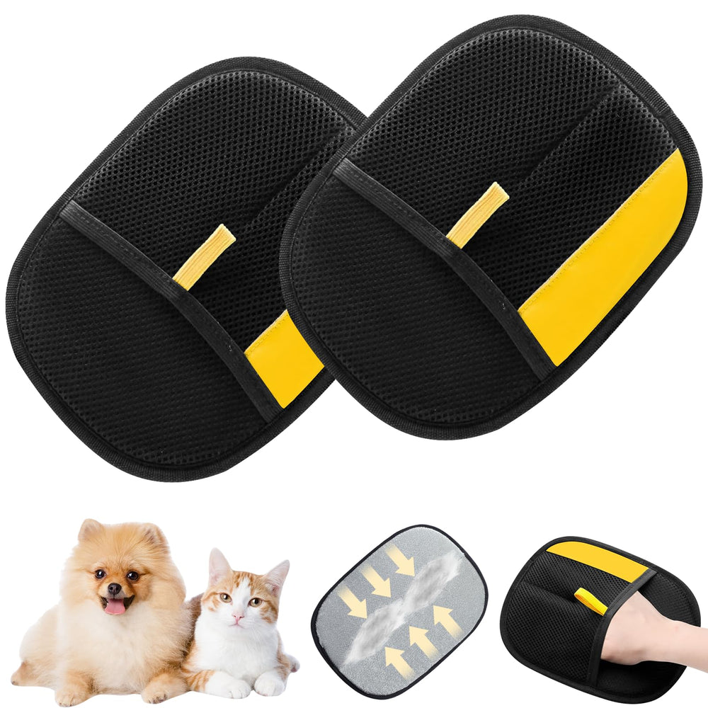 Gants Hongyunda pour retrait des poils de chat, efficacité douce sur le pelage.
