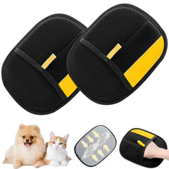 Gants Hongyunda pour retrait des poils de chat, efficacité douce sur le pelage.