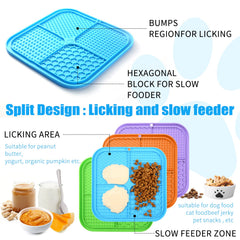 Tapis léchage Honomastry – soins dentaires à domicile et moment agréable.