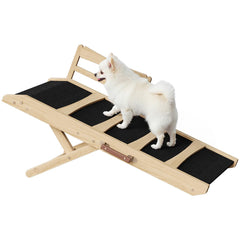 HOOBRO rampe chien-lit pliante avec garde-corps pour monter sans effort