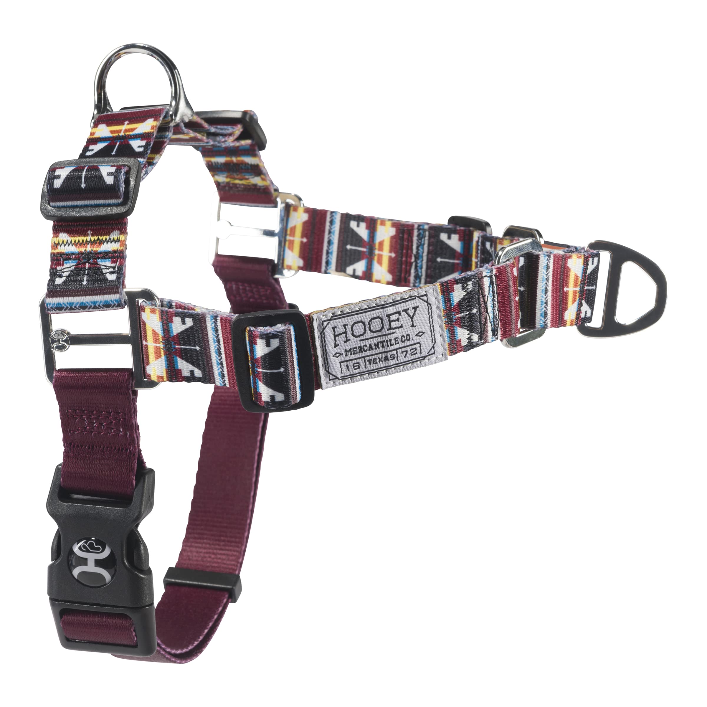 Hooey Nomad harnais sans tir pour chien, contrôle renforcé lors des promenades.
