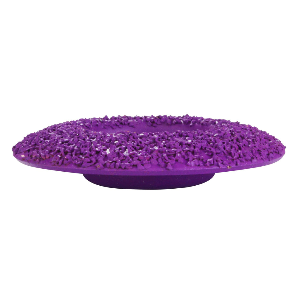 Disque Hoof Boss Dome violet après-trim, améliore la surface du sabot