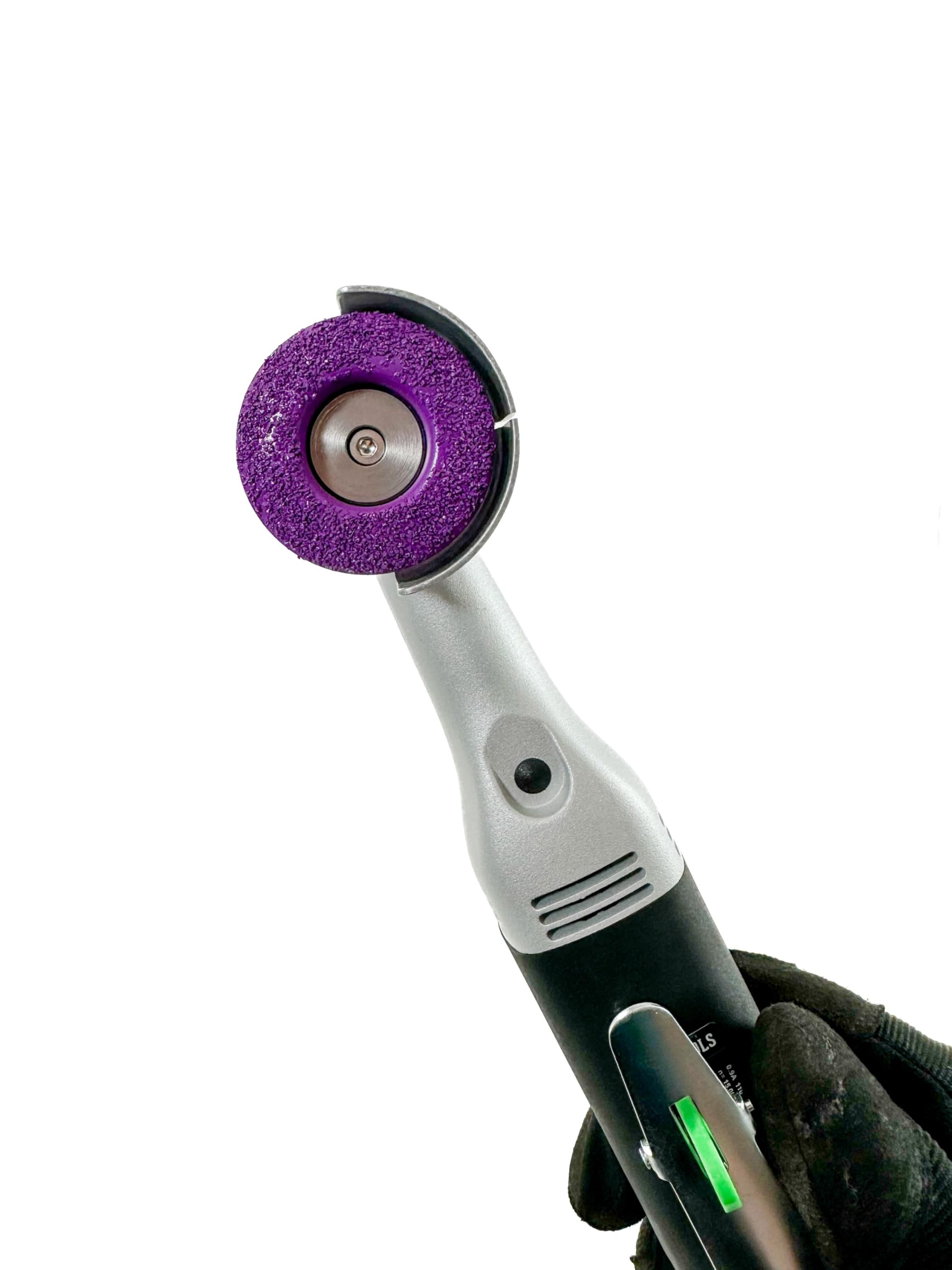 Disque Hoof Boss Dome violet pour une finition professionnelle à domicile