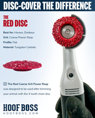 Hoof Boss disque dôme lissage corne pour une surface uniforme
