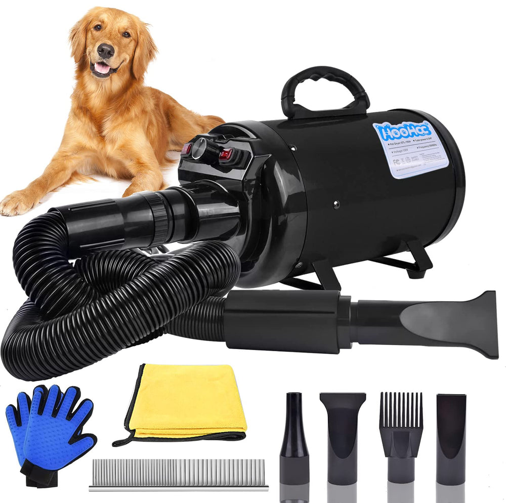 HooHcc Sécheur Chien embouts pour un séchage rapide et ciblé.
