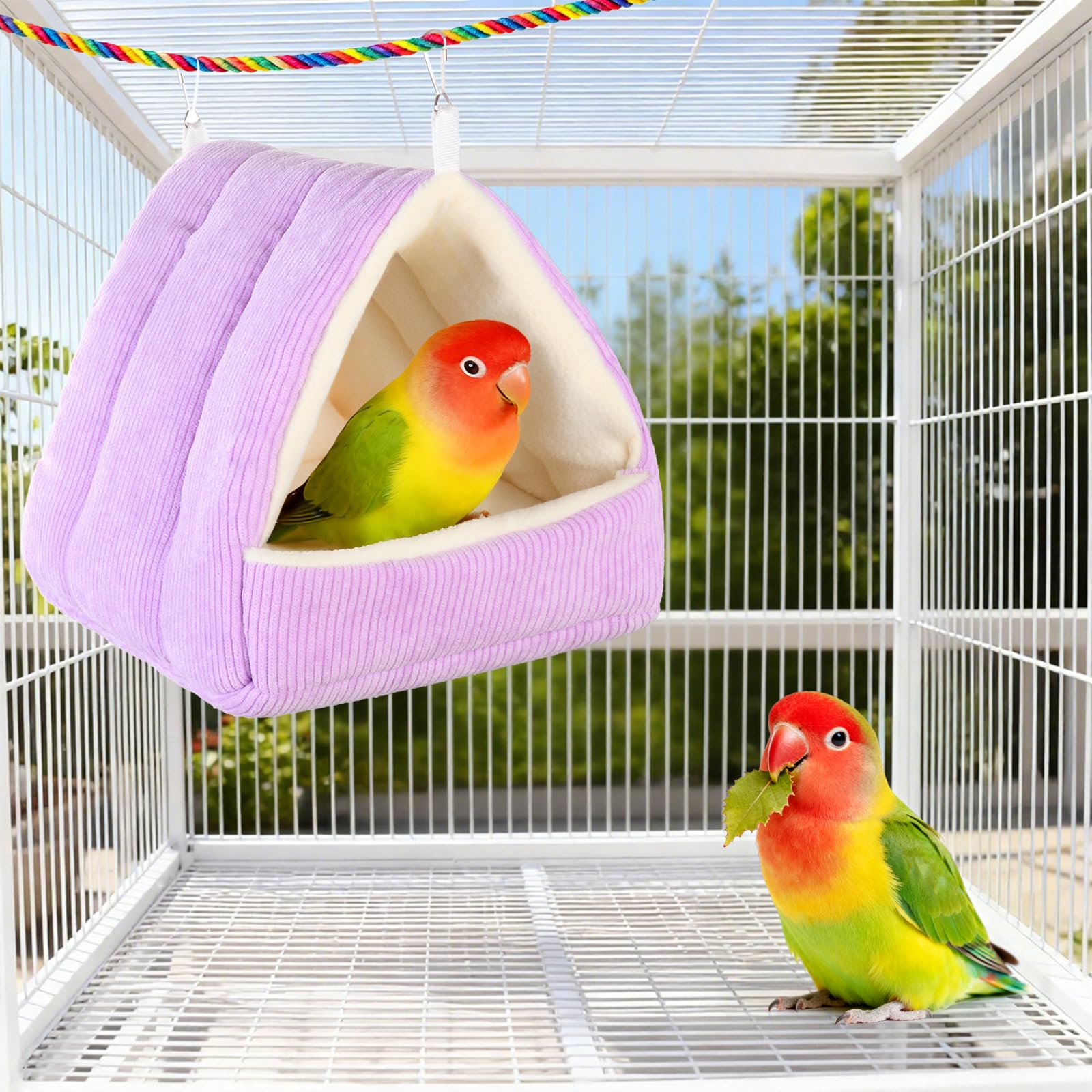 Hoopttay attache-metallique-hamac : fixation fiable pour cages actives.
