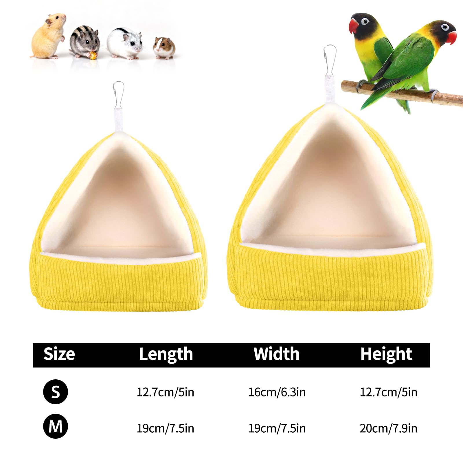Hoopttay hamac pluche suspendu jaune offre un repos agréable.