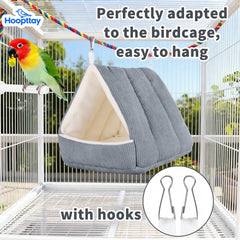 Cabane-nid Hoopttay pour oiseaux, espace intérieur généreux.