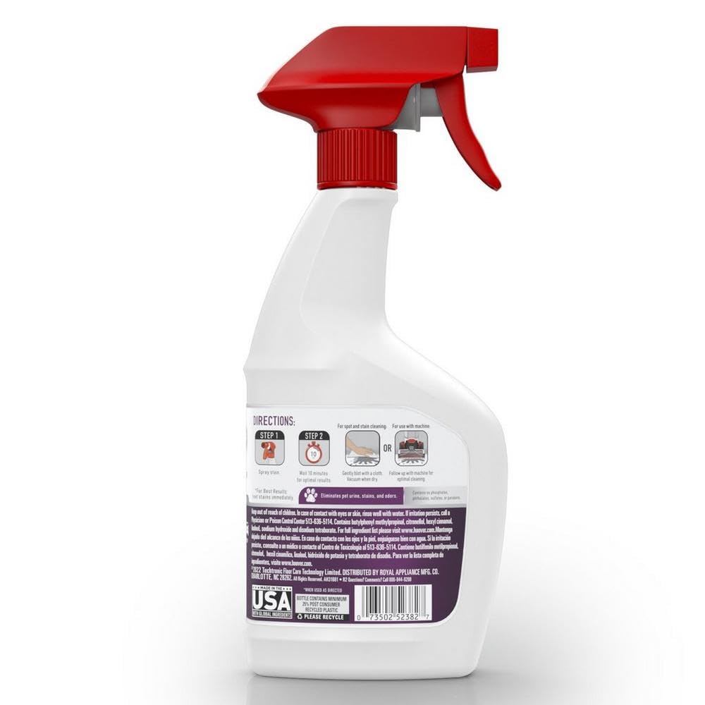 Hoover Detachant Taches Animaux – tapis et tissus propres et frais.