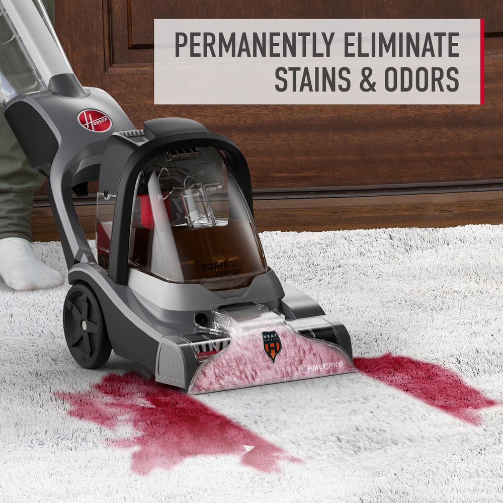 Élimination des taches tenaces et des odeurs sur tapis et moquette.