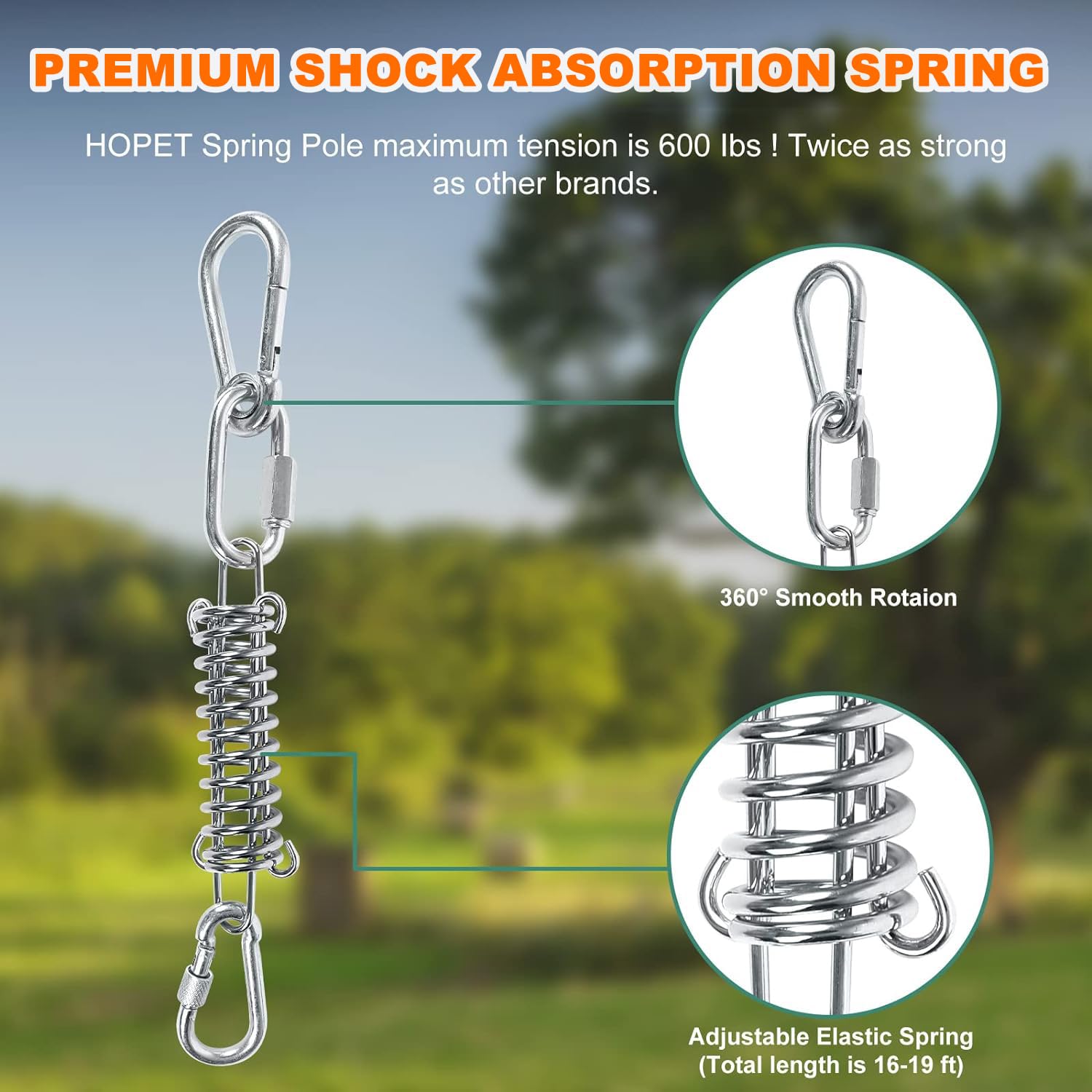 Jouet Hopet: hauteur réglable pour adapter le défi.